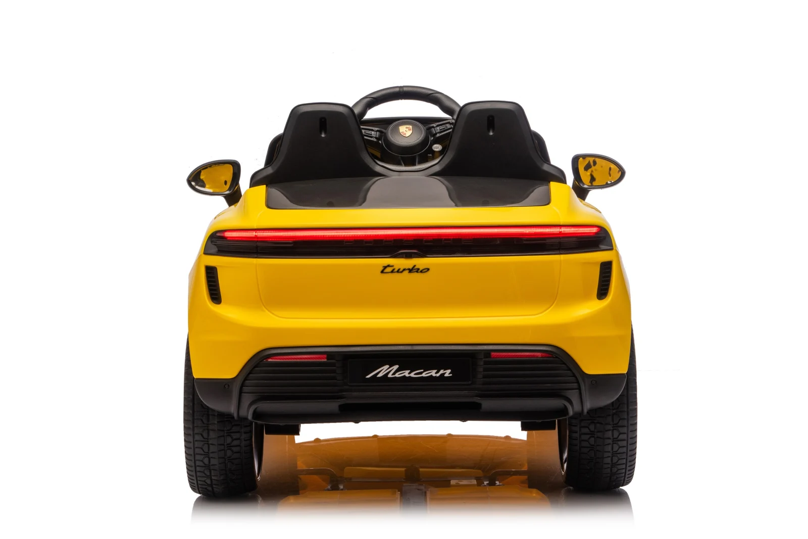Masinuta electrica pentru copii, Porsche Macan, 140W 12V, premium, galbena [6]
