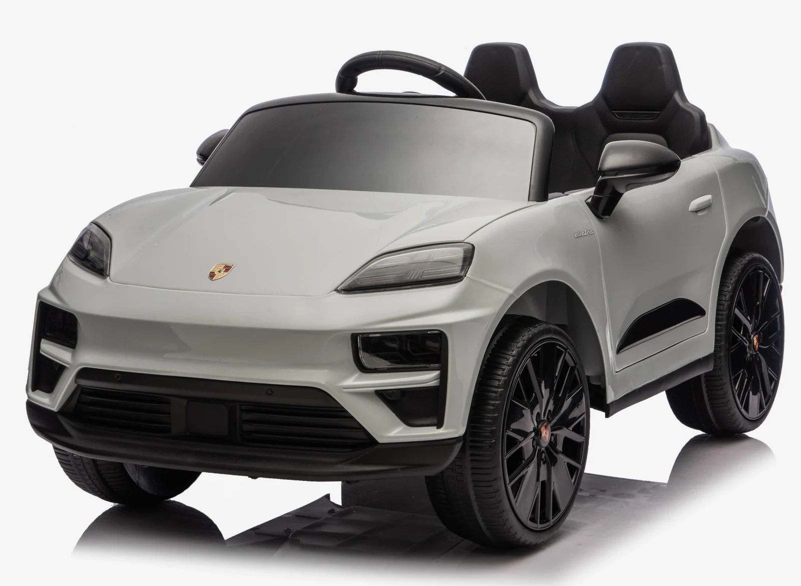 In stoc - Masinuta electrica pentru copii, Porsche Macan, 140W 12V, premium, gri