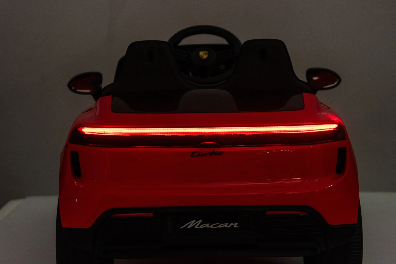 Porsche Macan Electric Ride-On Car for Children, 140W, 12V, EVA Wheels, Eco-Leather Seat, Premium Edition, red [3]