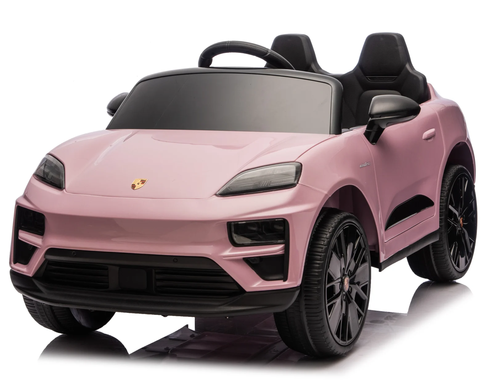 In stoc - Masinuta electrica pentru copii, Porsche Macan, 140W 12V, premium, roz-pal