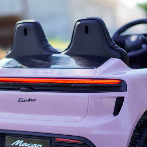 Porsche Macan Electric Ride-On Car for Children, 140W, 12V, EVA Wheels, Eco-Leather Seat, Premium Edition, light pink [16]
