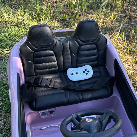 Porsche Macan Electric Ride-On Car for Children, 140W, 12V, EVA Wheels, Eco-Leather Seat, Premium Edition, light pink [10]