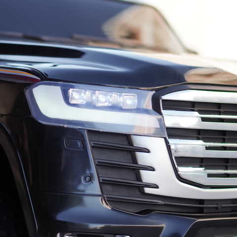 Masinuta electrica pentru copii, Toyota Land Cruiser, 2 locuri, 140W, 12V, echipare Premium, neagra [9]