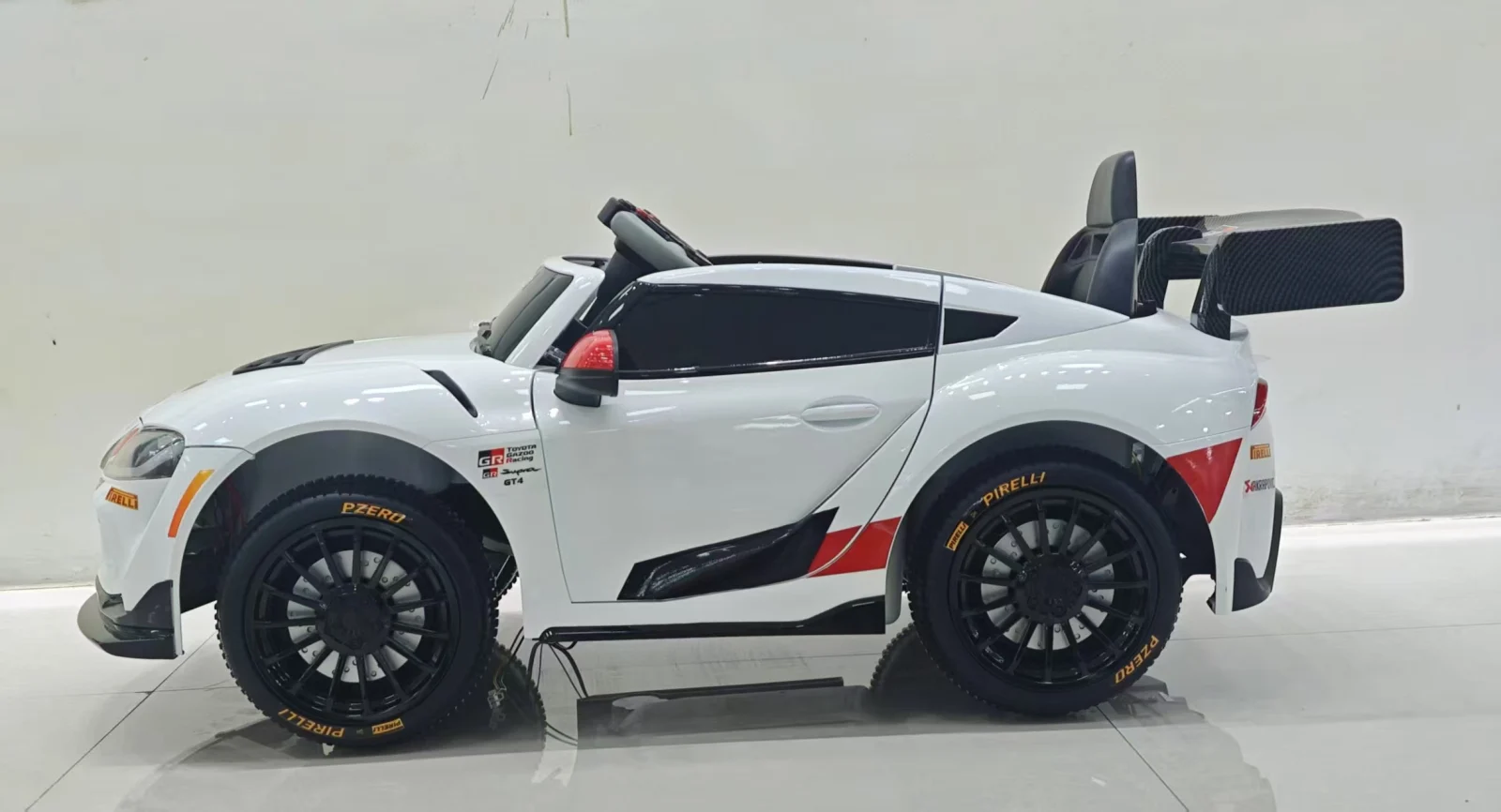 Toyota Supra GR Electric Ride-On Car for Kids, 12V 90W, White [9]