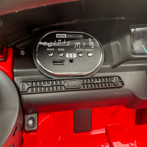 Toyota Supra GR Electric Ride-On Car for Kids, 12V 90W, red [12]