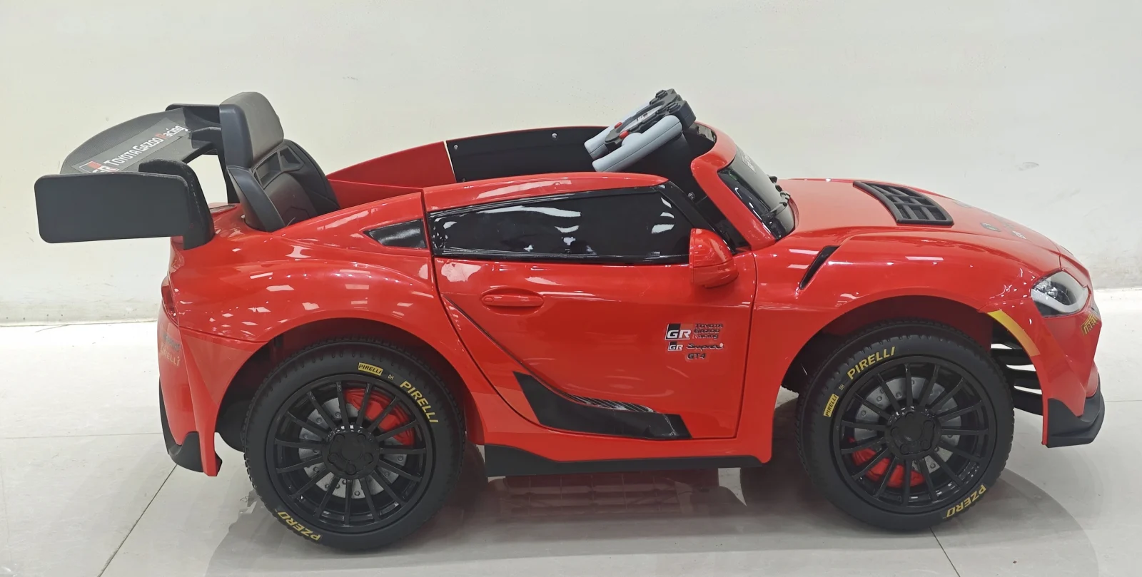 Toyota Supra GR Electric Ride-On Car for Kids, 12V 90W, red [9]