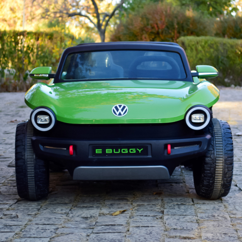 Electric car for children Volkswagen ID Buggy, 2 seats, 90W 12V, green [3]