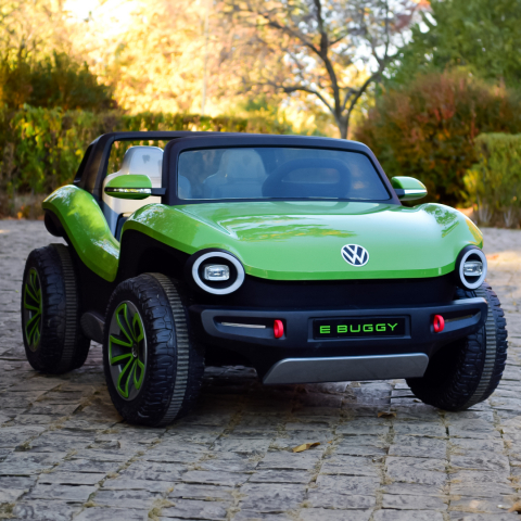 Electric car for children Volkswagen ID Buggy, 2 seats, 90W 12V, green [2]