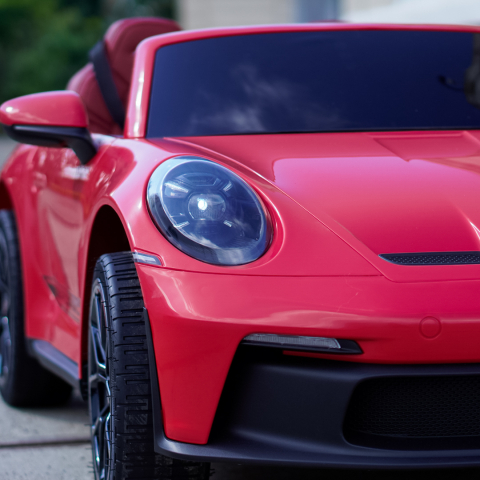 Masinuta electrica Porsche 911 GT3 320W 24V 14Ah premium, 2 locuri, rosie [11]