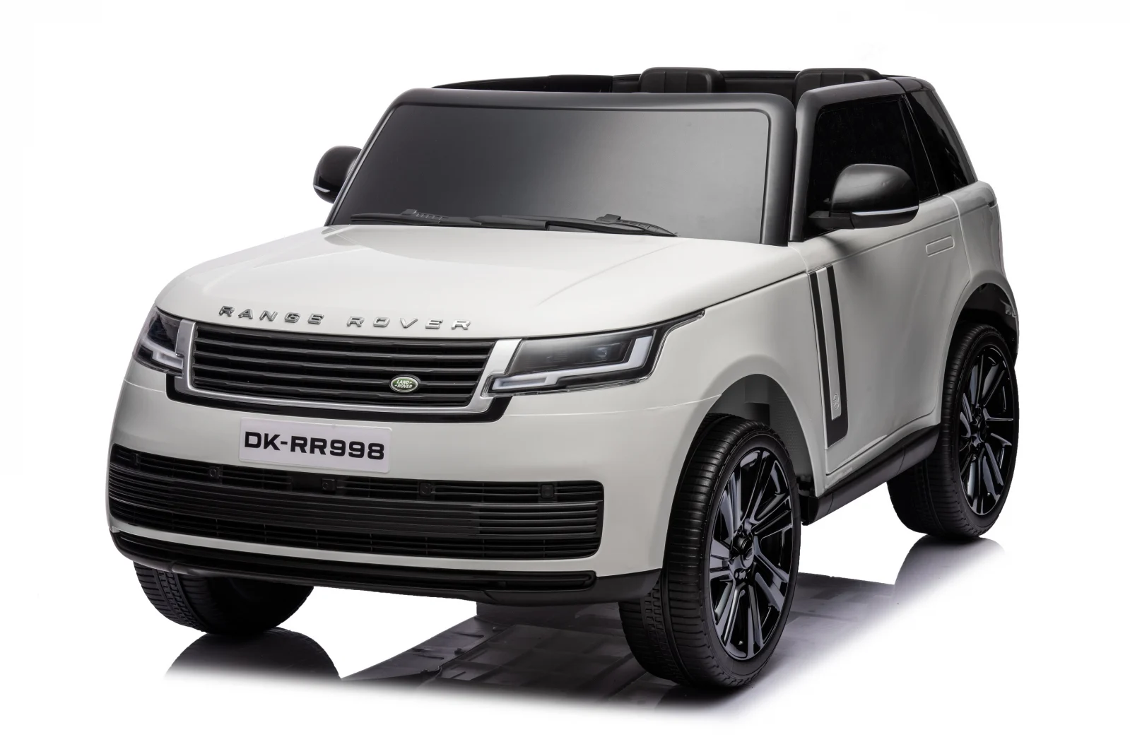 Electric Ride-On cars - Licensed ride-on car for children Range Rover, 2 seats, 4x4, 160W, 12V 14Ah, premium, white