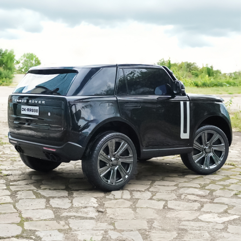 Licensed ride-on car for children Range Rover, 2 seats, 4x4, 160W, 12V 14Ah, premium, black [6]