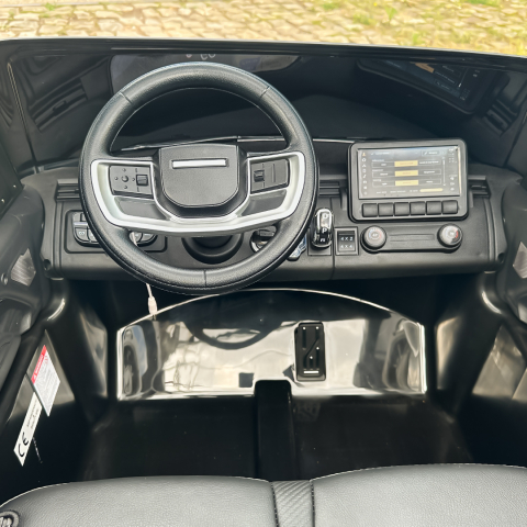 Licensed ride-on car for children Range Rover, 2 seats, 4x4, 160W, 12V 14Ah, premium, black [15]