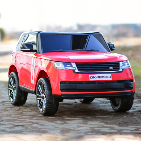 Masinuta electrica Range Rover, 2 locuri, 4x4, 160W, 12V 14Ah, premium, rosie [3]