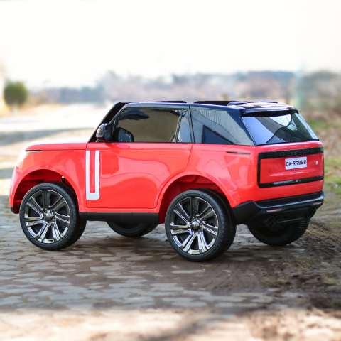 Masinuta electrica Range Rover, 2 locuri, 4x4, 160W, 12V 14Ah, premium, rosie [8]