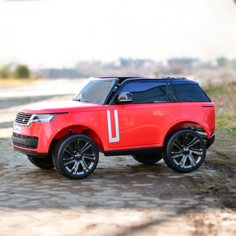 Masinuta electrica Range Rover, 2 locuri, 4x4, 160W, 12V 14Ah, premium, rosie [6]