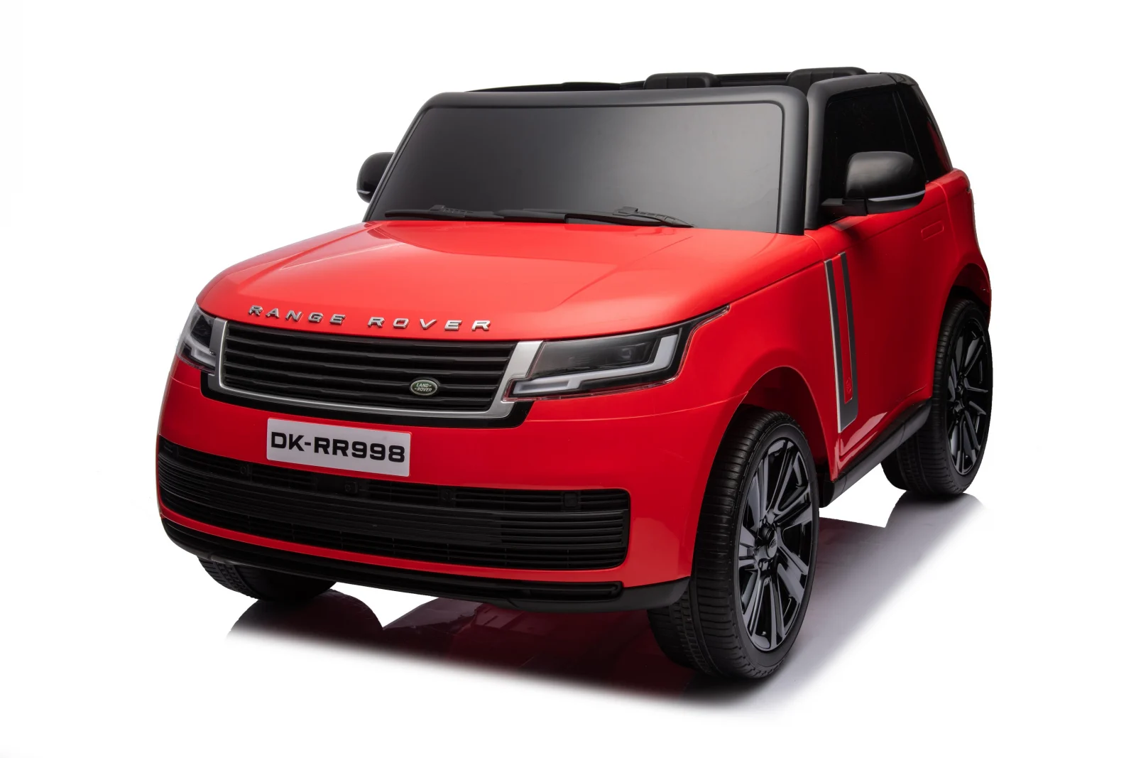 Electric Ride-On cars - Licensed ride-on car for children Range Rover, 2 seats, 4x4, 160W, 12V 14Ah, premium, red