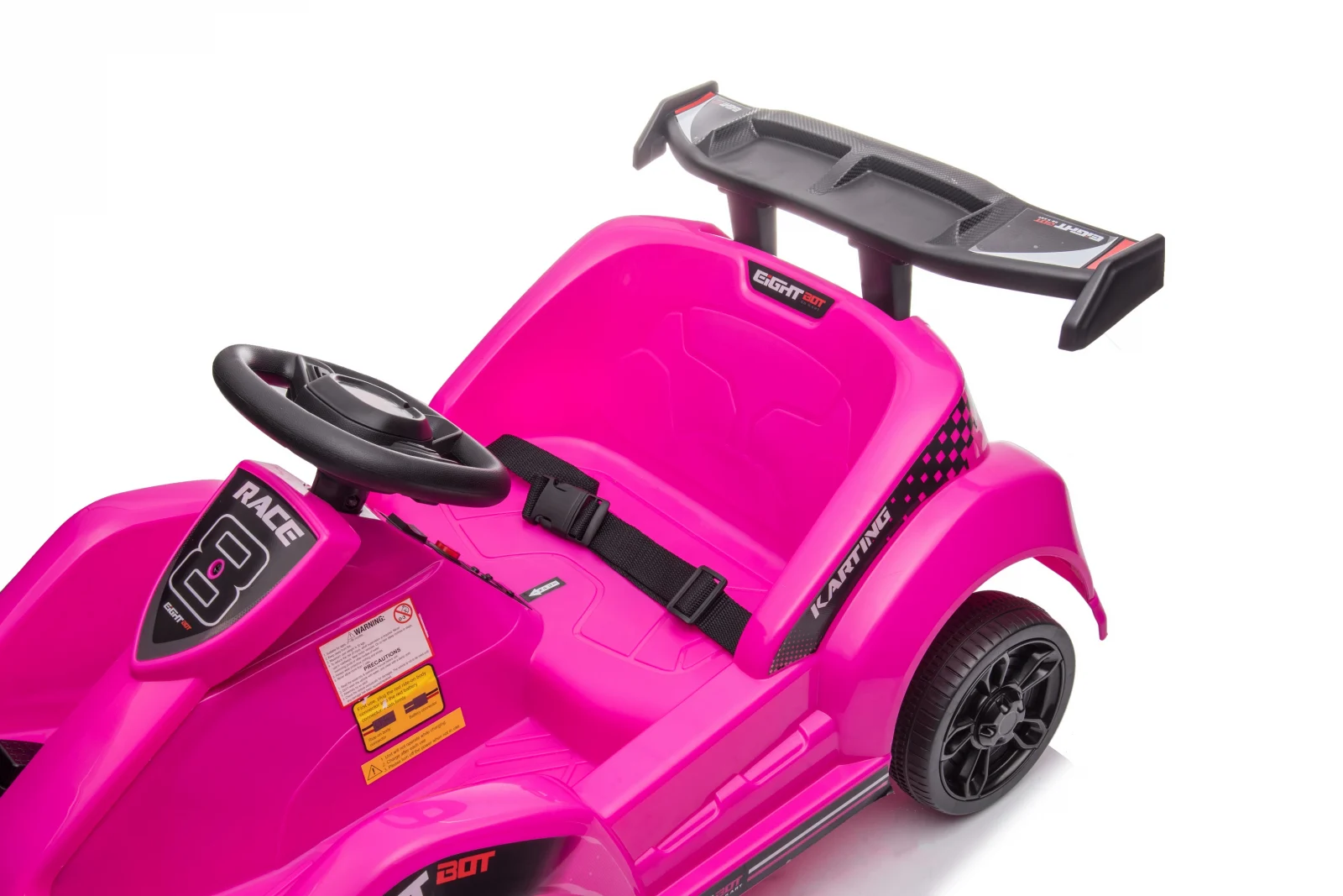 Ride on electric kart type car for children 2-5 years model Race8, 35W 6V, remote control, pink [2]