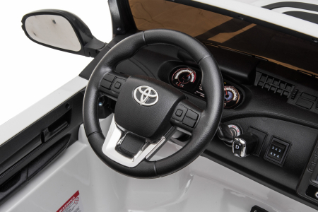 Masinuta electrica copii Toyota Hilux, 4x4, 180W, 12V, premium, neagra [10]