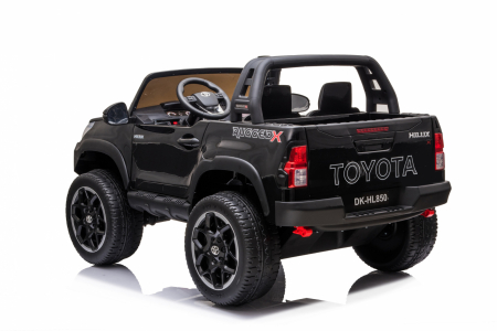 Masinuta electrica copii Toyota Hilux, 4x4, 180W, 12V, premium, neagra [7]