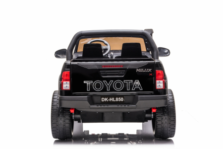 Masinuta electrica copii Toyota Hilux, 4x4, 180W, 12V, premium, neagra [8]