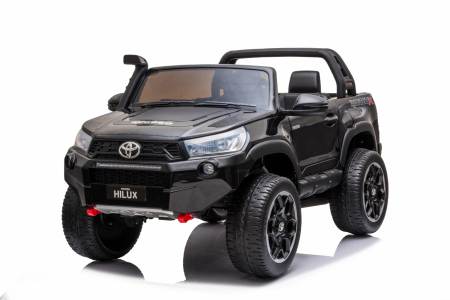 Masinute electrice - Masinuta electrica copii Toyota Hilux, 4x4, 180W, 12V, premium, neagra