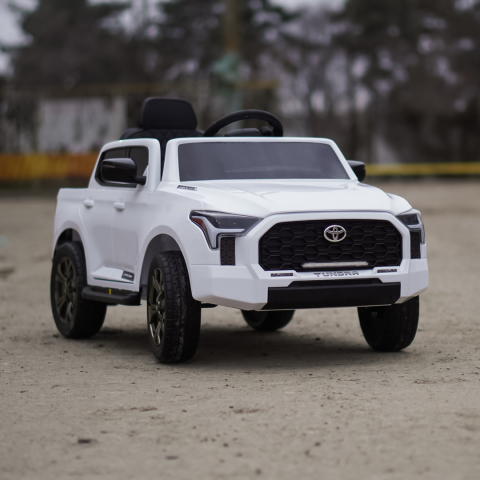 Masinuta electrica, Toyota Tundra I-max Force, 12V 80W, premium, alba [1]