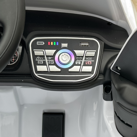 Masinuta electrica, Toyota Tundra I-max Force, 12V 80W, premium, alba [15]