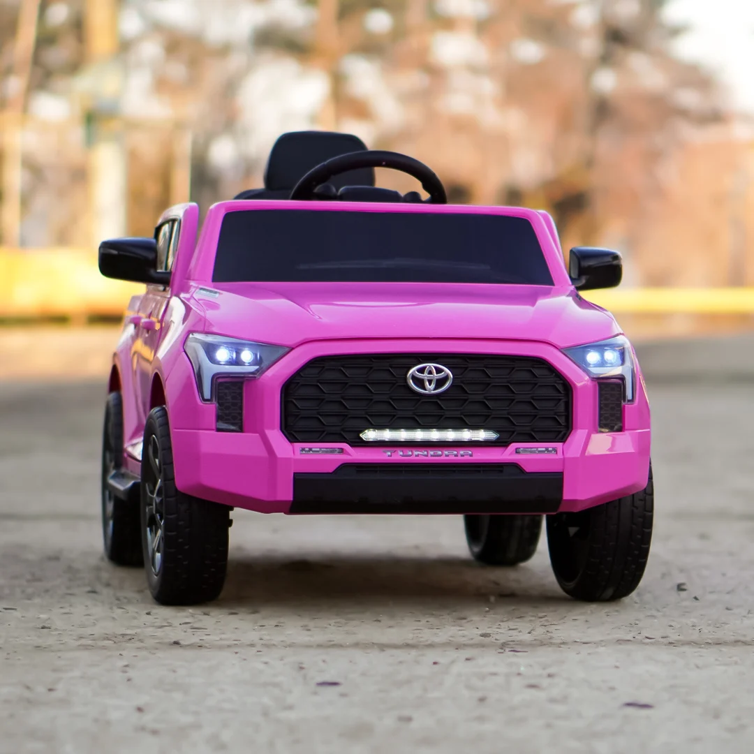 Toyota Tundra I-Max Force 12V 80W Electric Ride-On Car for Kids, Premium Edition, pink [8]