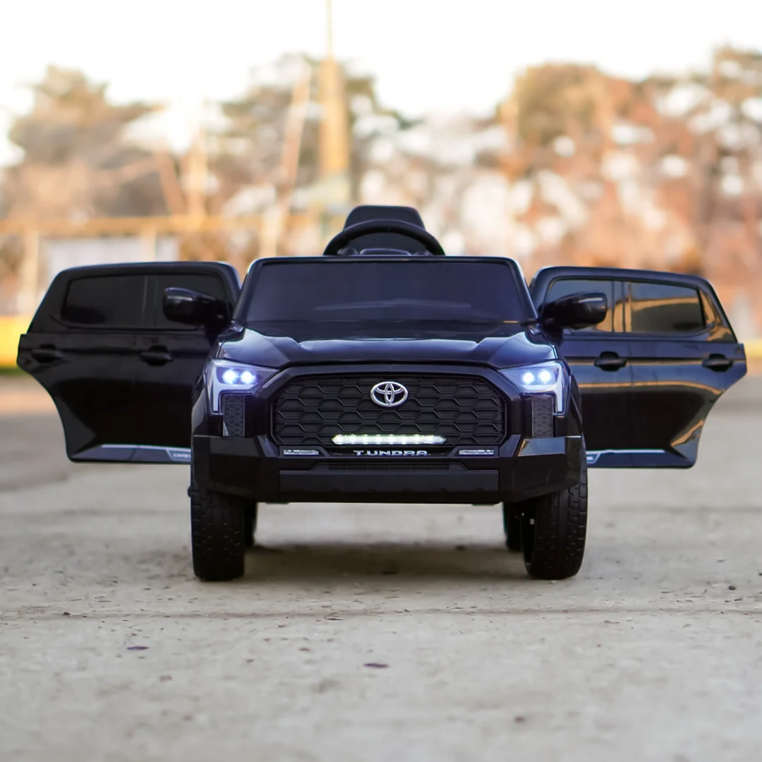 Toyota Tundra I-Max Force 12V 80W Electric Ride-On Car for Kids, Premium Edition, black [7]