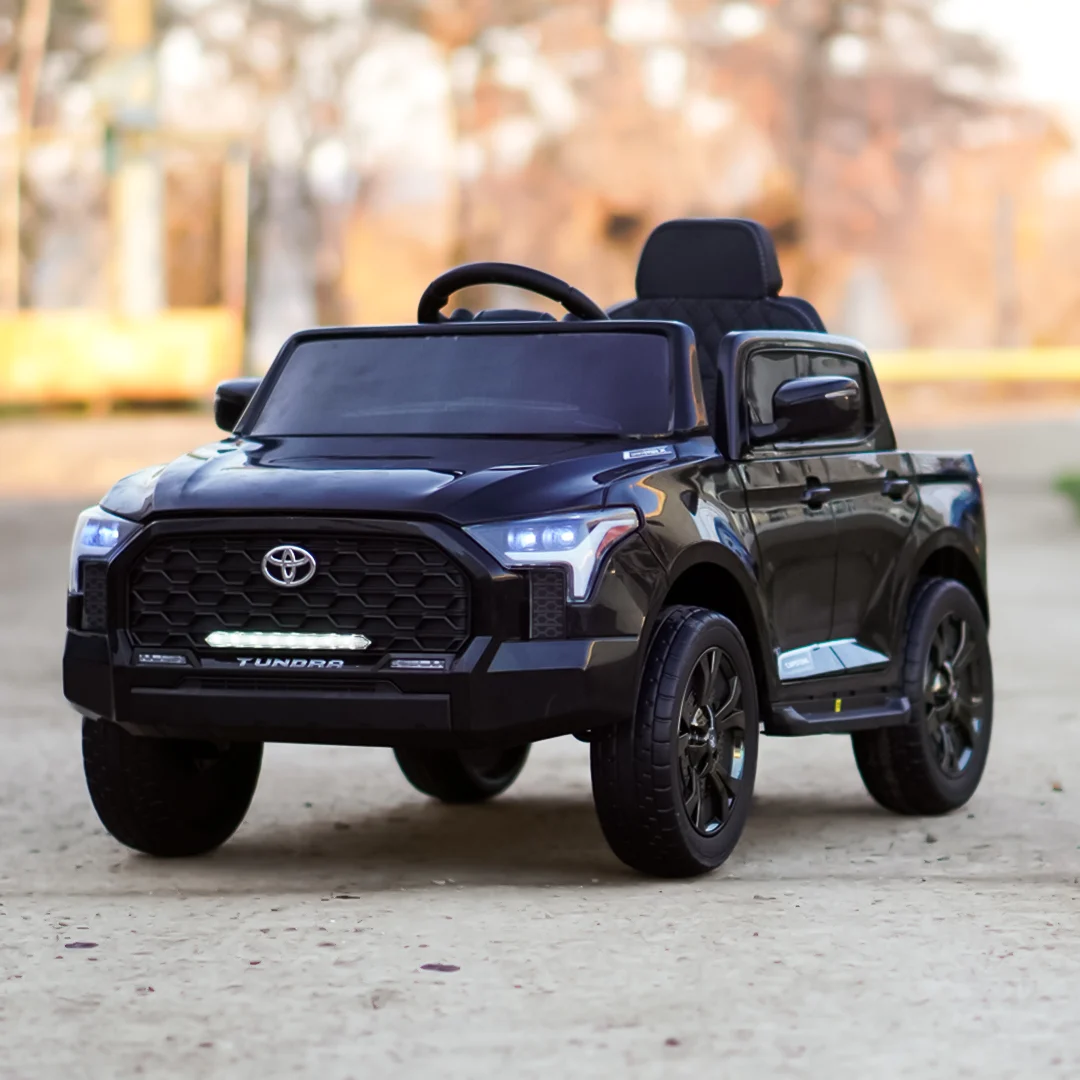 Toyota Tundra I-Max Force 12V 80W Electric Ride-On Car for Kids, Premium Edition, black [11]