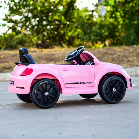 Electric ride-on car VW Beetle Dune 35W 6V, swing function, bluetooth, pink [10]