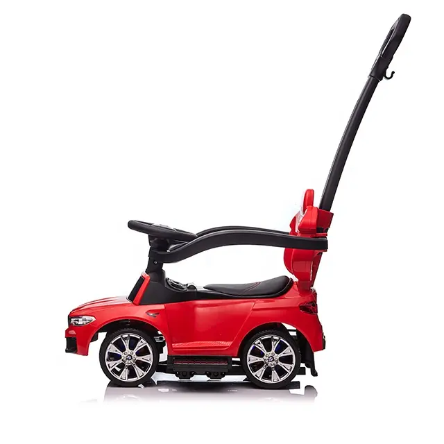 Licensed BMW children's ride on car with handle, 2 in 1, premium equiped, red [12]