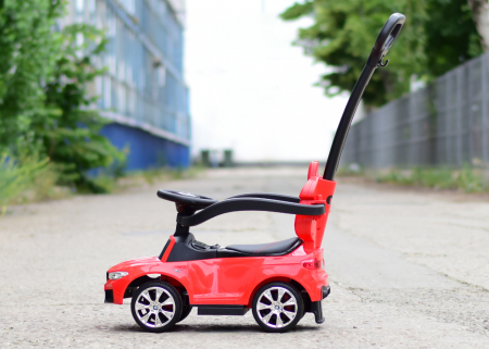 Licensed BMW children's ride on car with handle, 2 in 1, premium equiped, red [2]