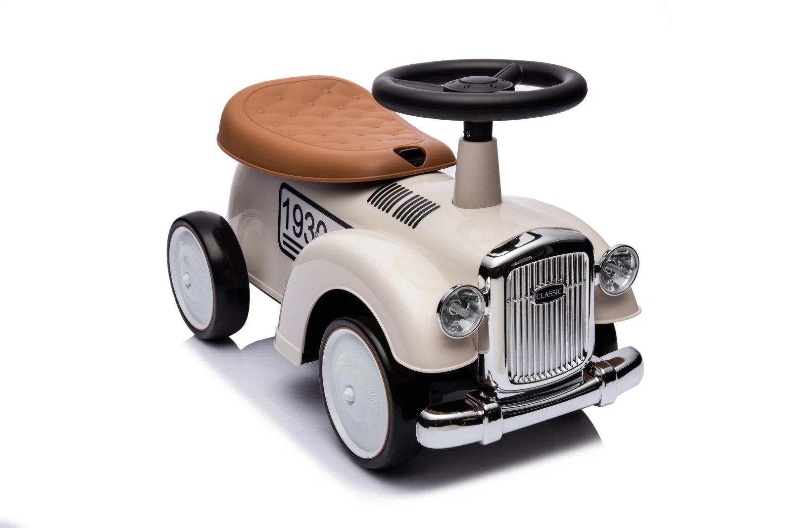 Ride-on car for children, precursory Retro Baby Car, EVA wheels, white [19]