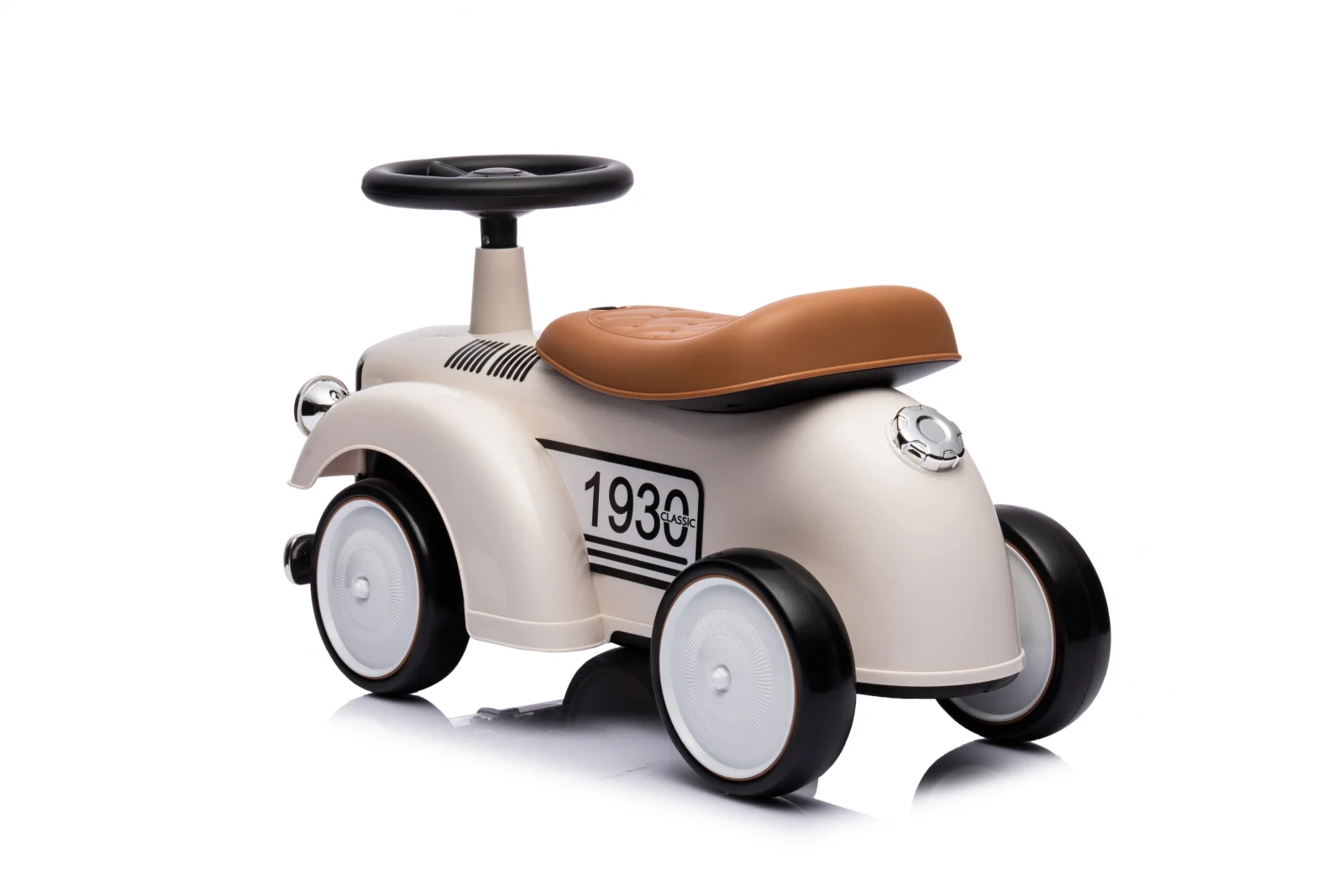 Ride-on car for children, precursory Retro Baby Car, EVA wheels, white [17]