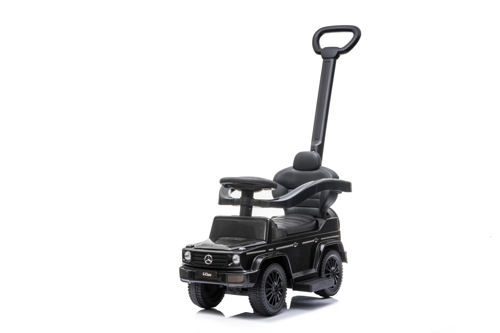 Licensed Ride On cars - Ride-on car and precursory for children 2 in 1, licensed, Mercedes G350d, sun visor included, black