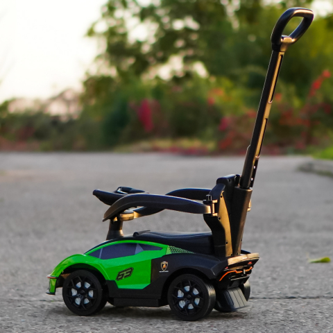 Ride-on car and precursory for children 2 in 1, Lamborghini Essenza SCV12, green [6]