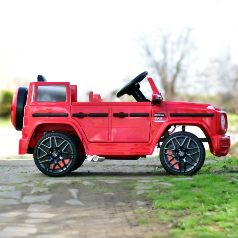 Mercedes G63 AMG, electric car for children, 70W 12V, premium, red [5]
