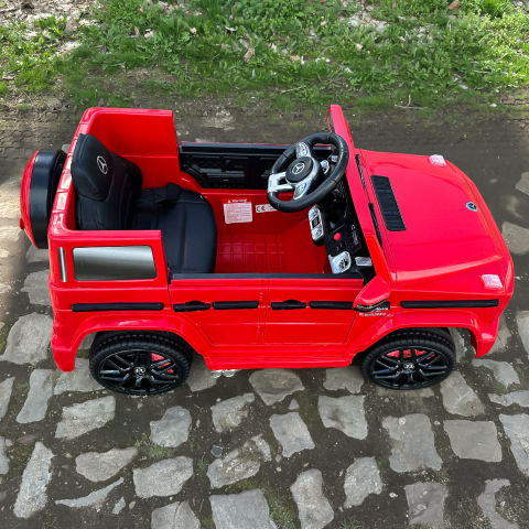 Mercedes G63 AMG, electric car for children, 70W 12V, premium, red [11]
