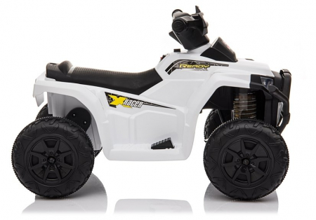 Electric Ride-On Mini ATV for children Kinderauto BJ116, 35W, standard equipped, white [6]