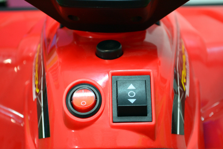 Electric Ride-On Mini ATV for children Kinderauto BJ116, 35W, standard equipped, red [6]