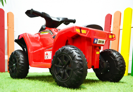 Electric Ride-On Mini ATV for children Kinderauto BJ116, 35W, standard equipped, red [5]