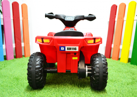 Electric Ride-On Mini ATV for children Kinderauto BJ116, 35W, standard equipped, red [4]