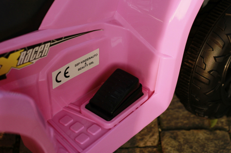 Electric Ride-On Mini ATV for children BJ116, 35W, standard equipped, pink [6]