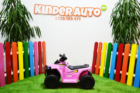 Electric Ride-On Mini ATV for children BJ116, 35W, standard equipped, pink [11]