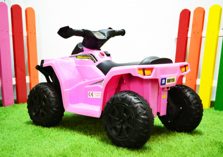 Electric Ride-On Mini ATV for children BJ116, 35W, standard equipped, pink [15]