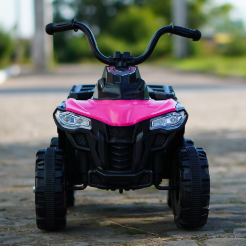 Mini atv electric pentru copii Glory 25W 6V, roz [2]