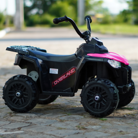 Mini atv electric pentru copii Glory 25W 6V, roz [7]