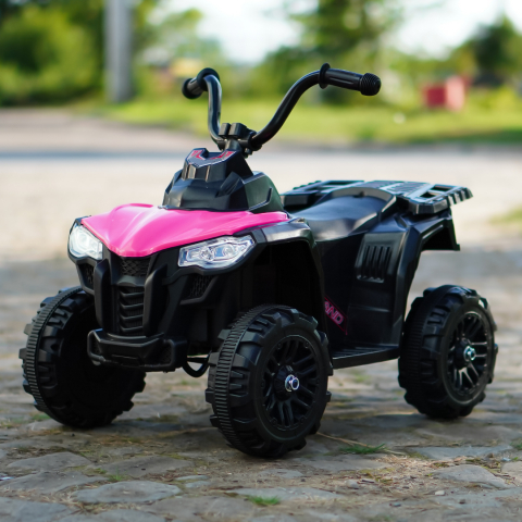 Mini atv electric pentru copii Glory 25W 6V, roz [3]