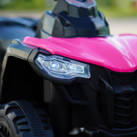 Mini atv electric pentru copii Glory 25W 6V, roz [8]